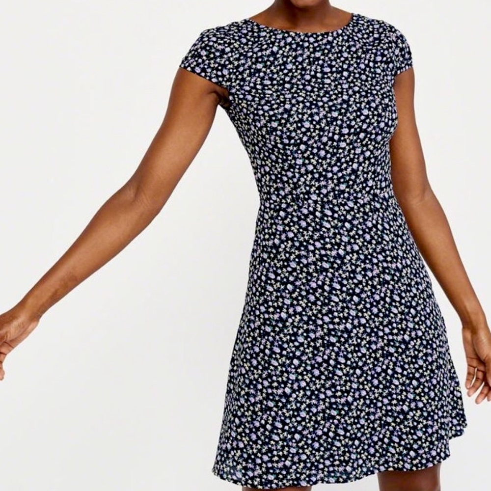 Purple floral dress | Abercrombie and Fitch